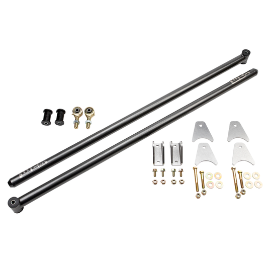 Wehrli 99-18 Ford / Ram Univ RCLB/CCSB/ECSB 60in Traction Bar Kit - Gloss White